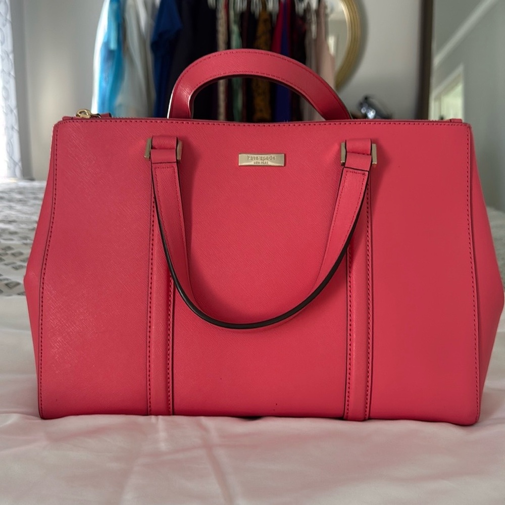 Kate Spade Newbury Lane Loden Satchel in Pink